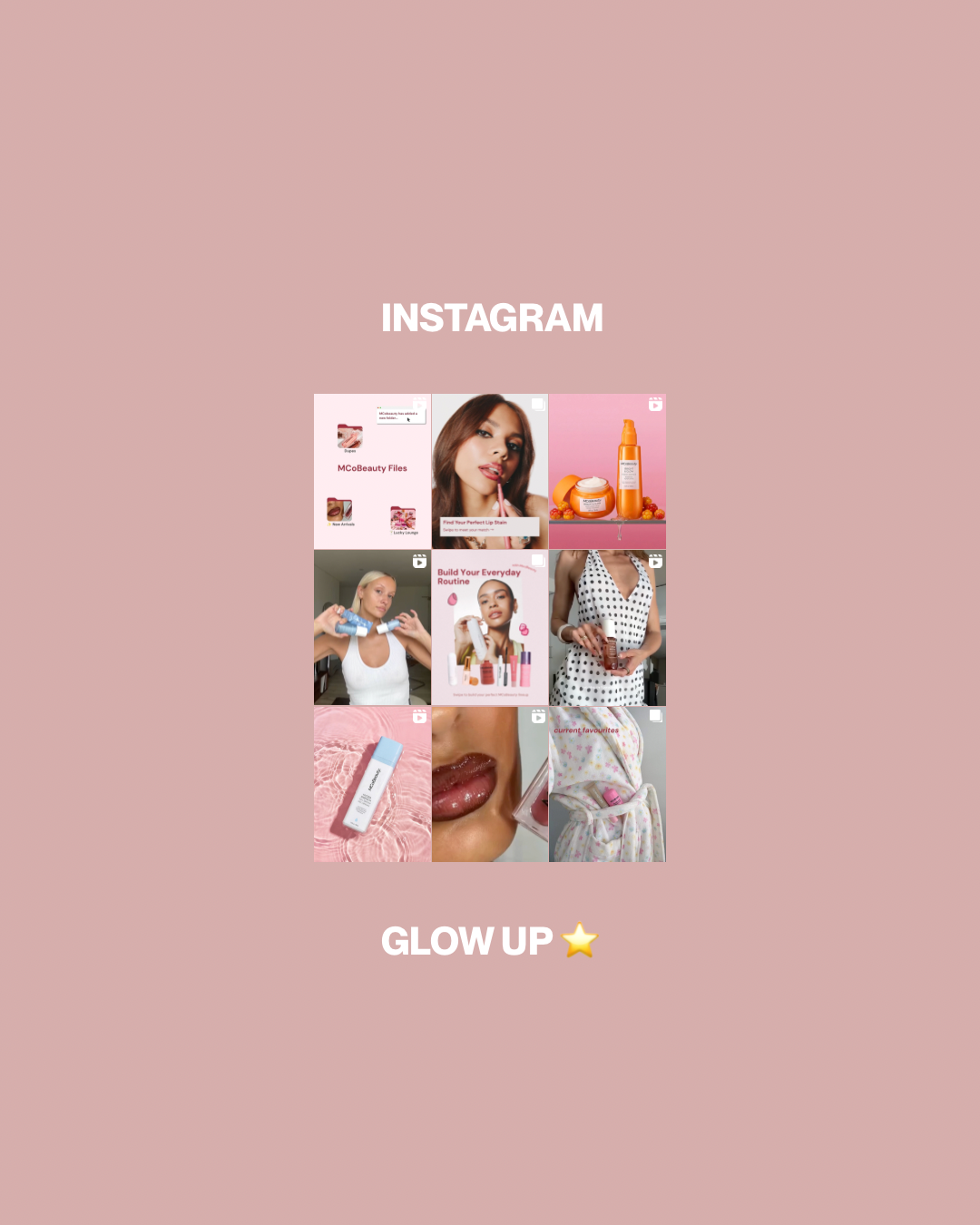 MCoBeauty Instagram Glow Up